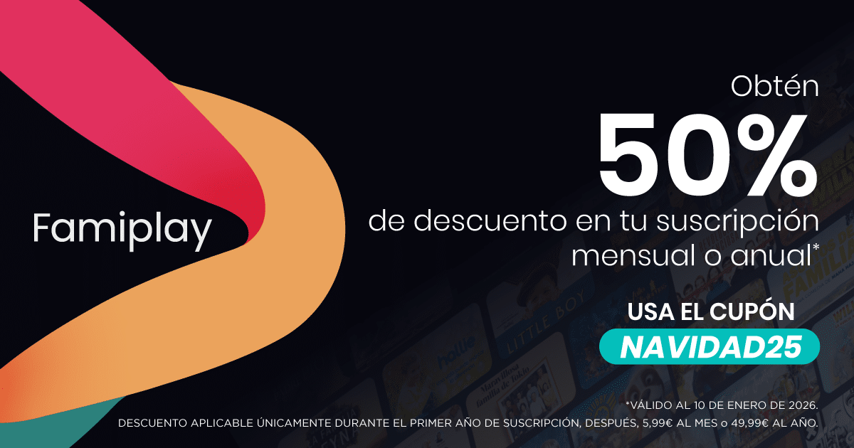 Famiplay descuento 50%
